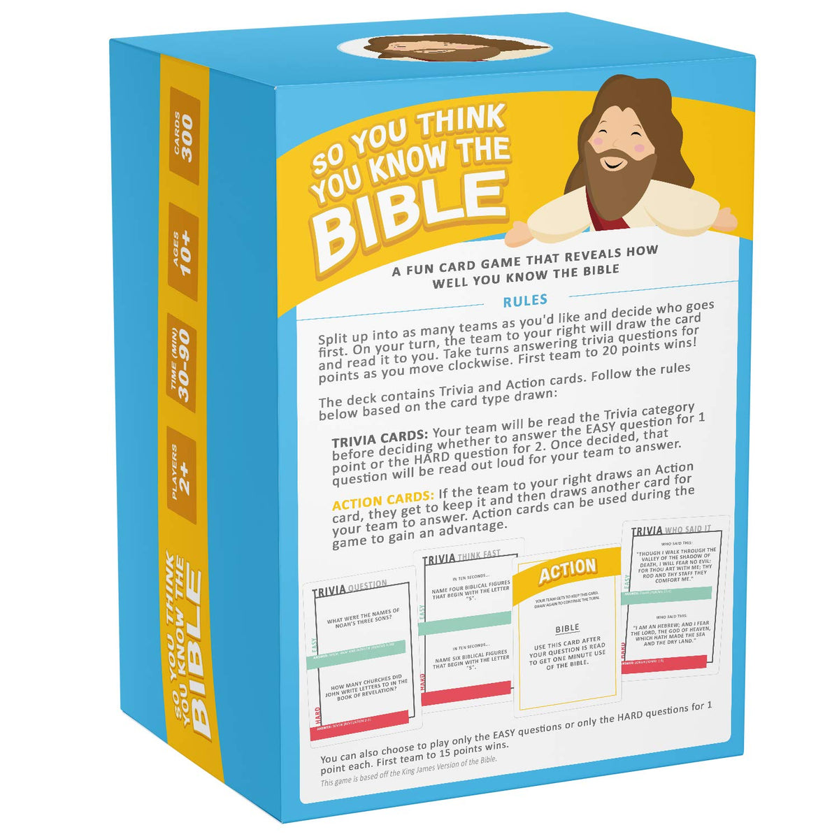 SO YOU THINK YOU KNOW THE BIBLE family game night with kids and adults