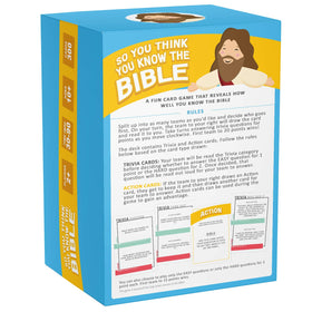 SO YOU THINK YOU KNOW THE BIBLE family game night with kids and adults