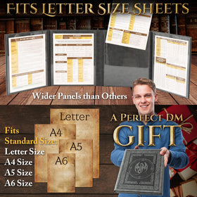 Soar Forge DM Screen embossed dragon elevates table aesthetics while you run sessions.