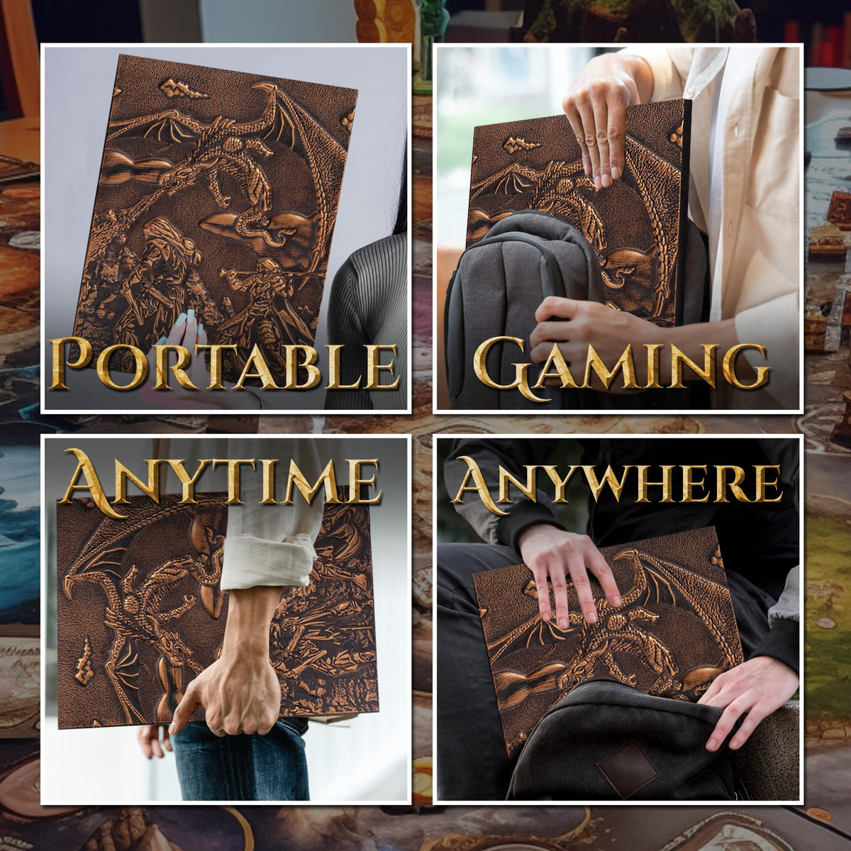 Soar Forge DM Screen is durable and portable for travel sessions