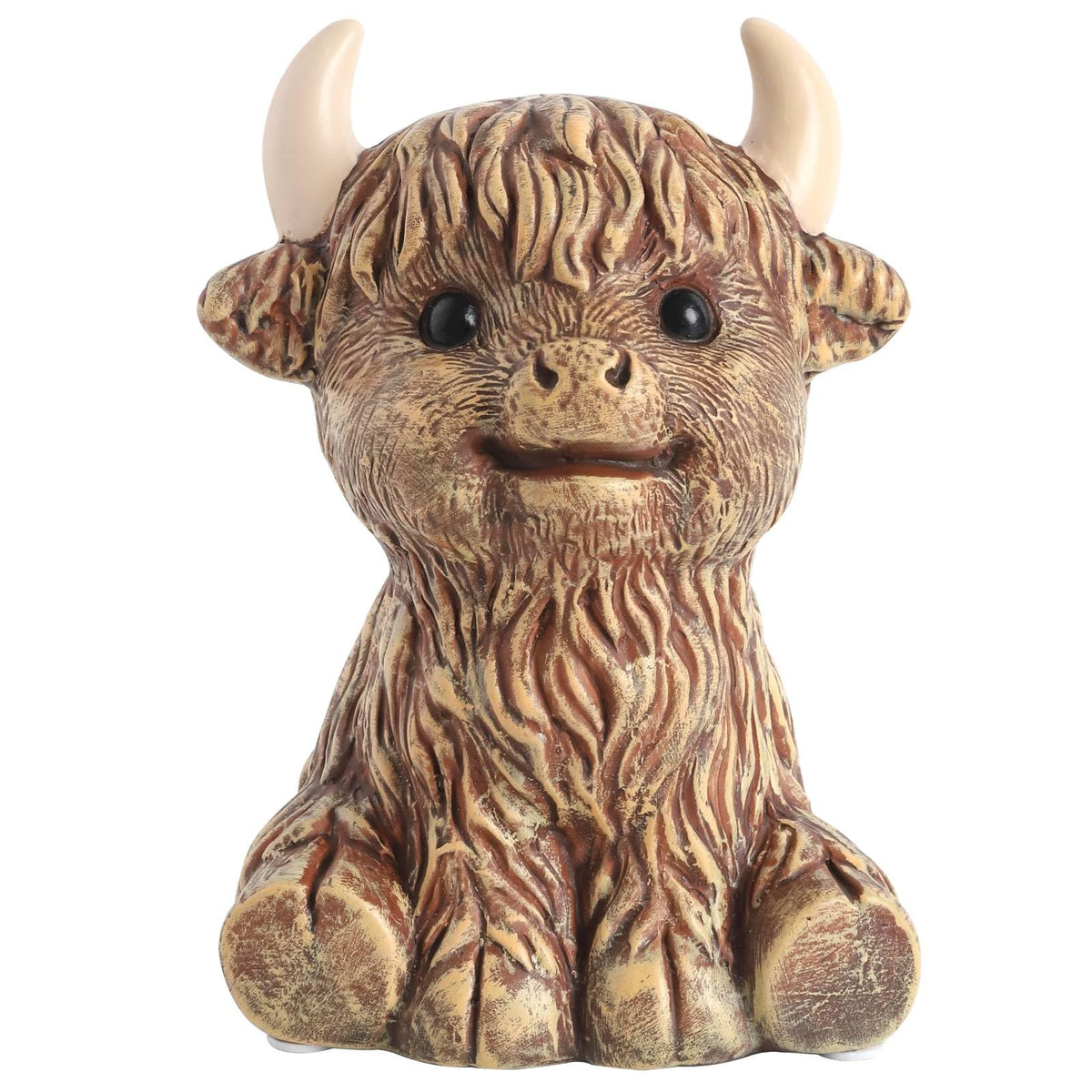 SOBEIT Highland Cow piggy bank room decor in nursery or desk