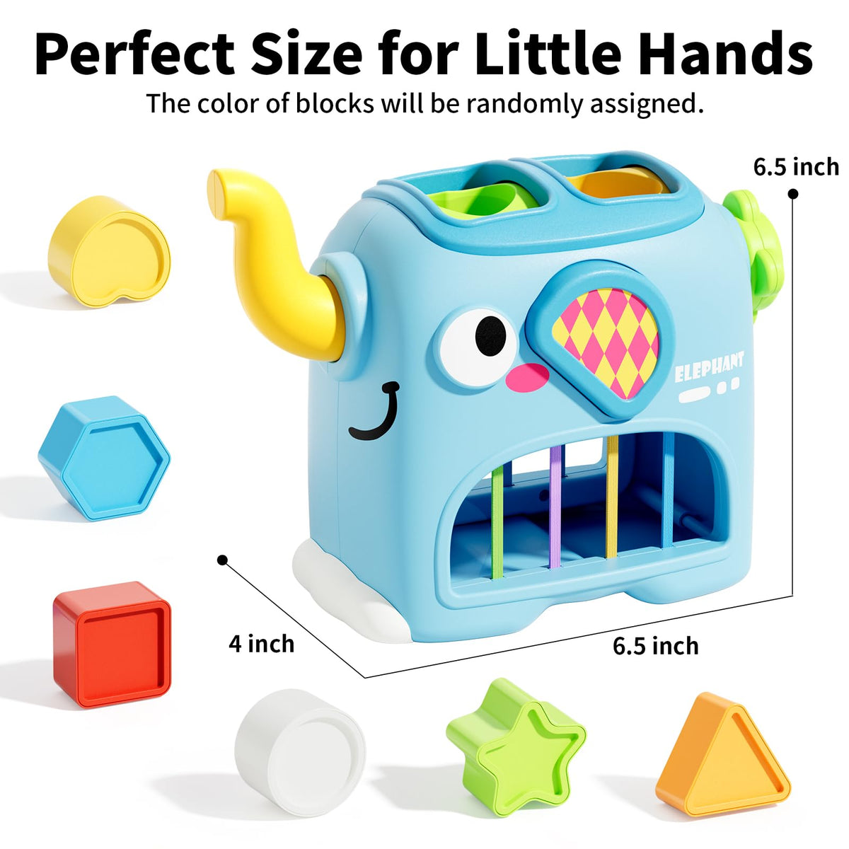 Smooth edges and BPA-free materials ensure safe, worry-free baby play.