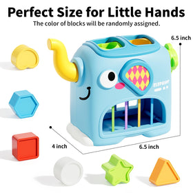 Smooth edges and BPA-free materials ensure safe, worry-free baby play.