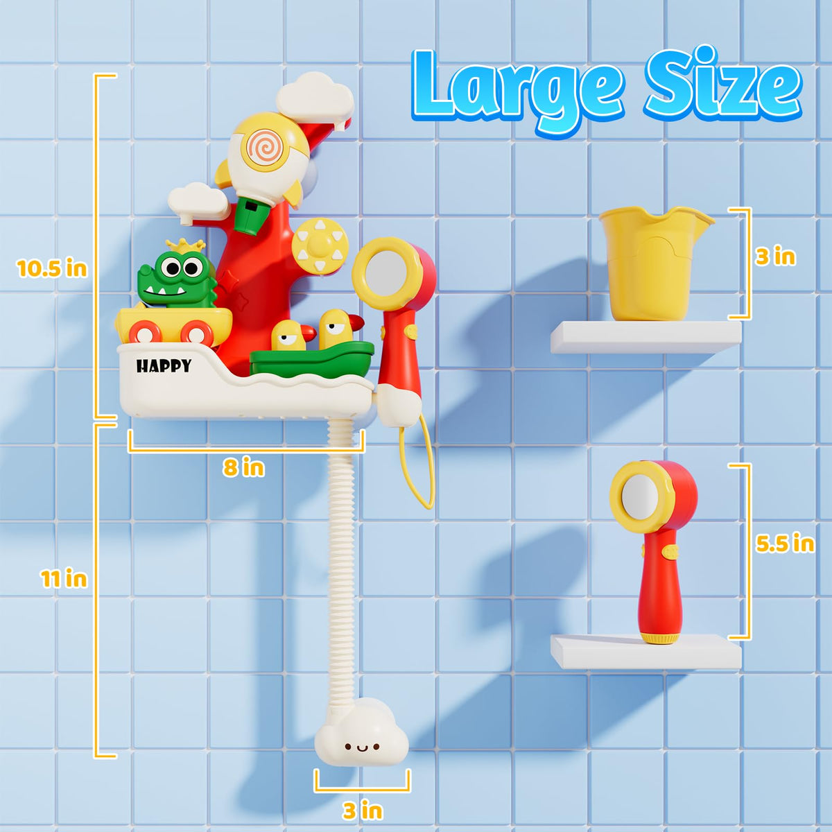 SOCBTNSO FlowFun wall-mount option saving bathroom space