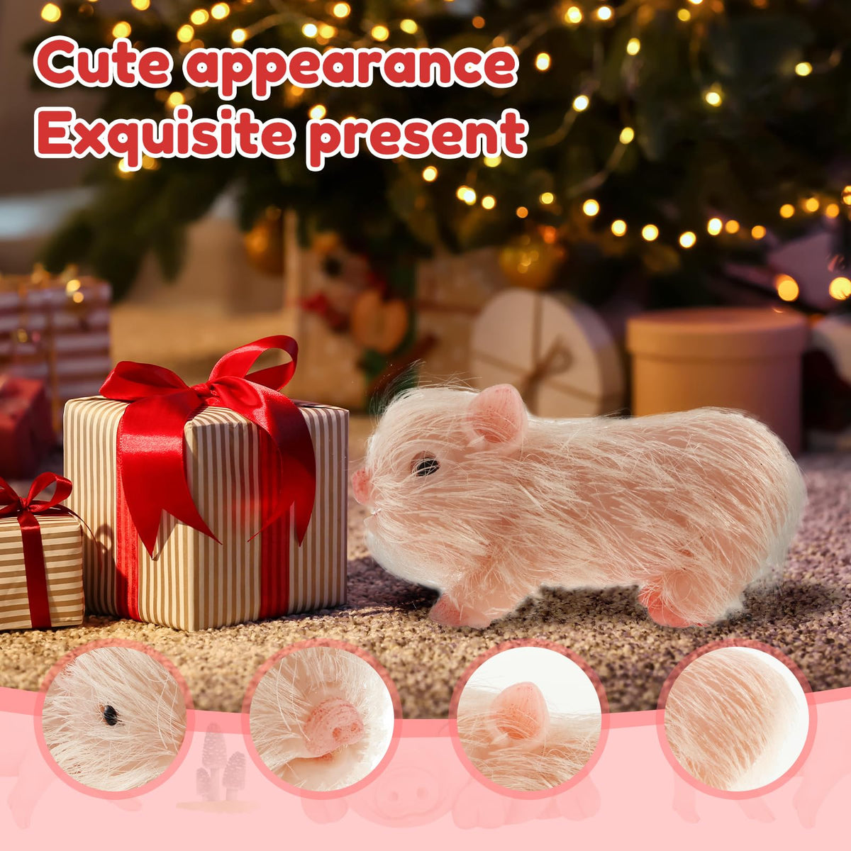 SOEWWEKLAX pig doll decor gift idea for shelves.