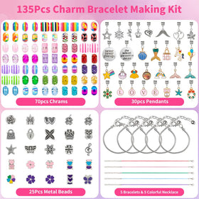Child easily crafts bracelets with Sofier kit no extra tools needed