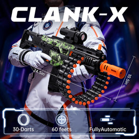 Sofiten 30-dart rotating drum magazine enables extended battles and quick reloads.