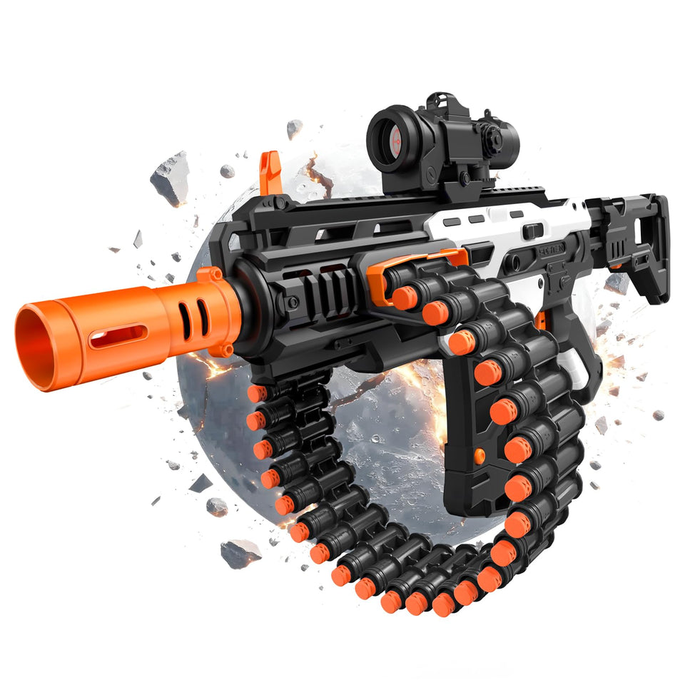SOFITEN electric automatic toy gun with scope for precise targeting