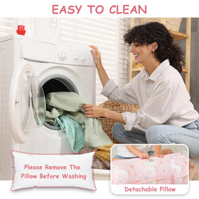 Softan nap mat is machine washable for simple care