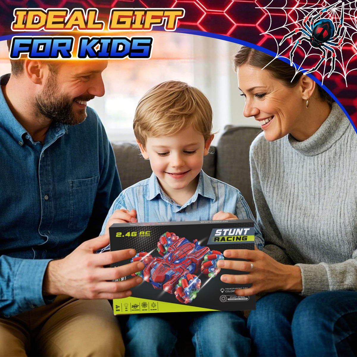 SOGAWEBB Spider gift-ready packaging for kids aged 4-12