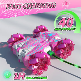 SOGAWEBB Spider RC Car USB-C recharge keeps playtime flowing.
