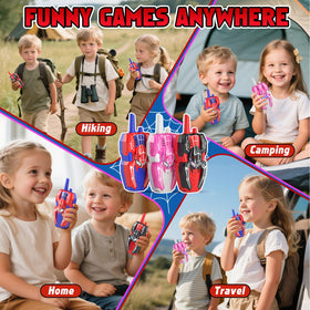 SOGAWEBB walkie talkies outdoors in camping setup enabling simple communication
