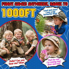 SOGAWEBB walkie talkies side buttons simplify use