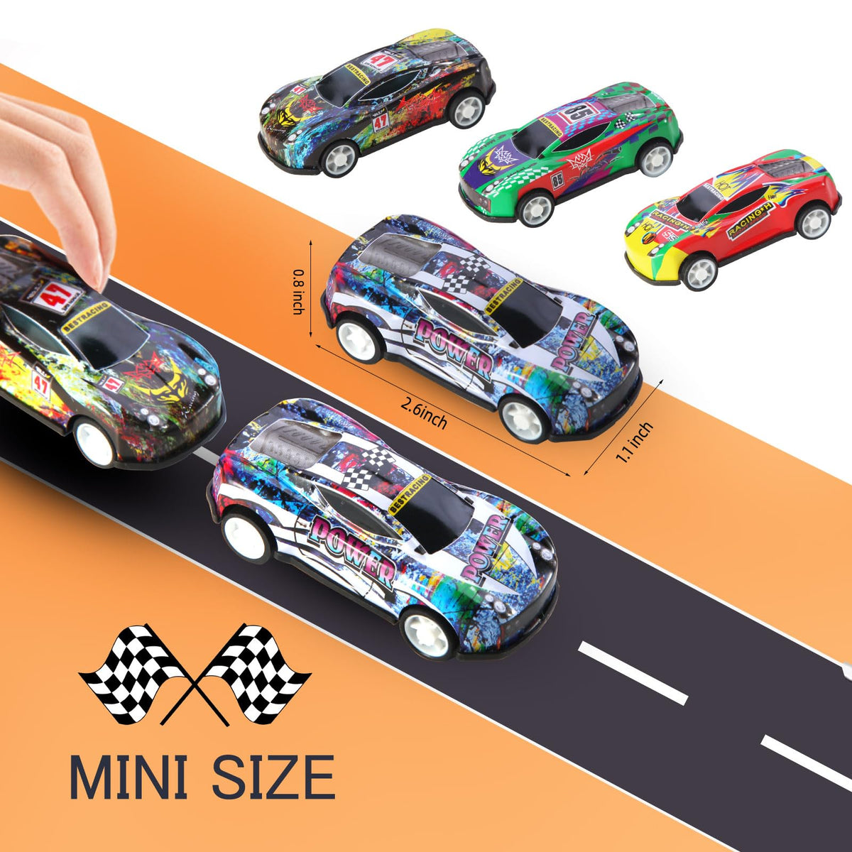 Soi-Meme pull back car side view highlights durable metal-bottom construction.