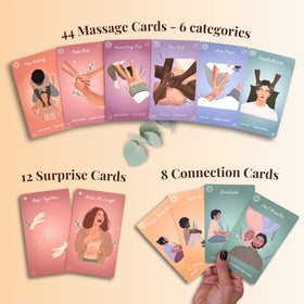 Solalma connection cards prompting deeper conversations during date night