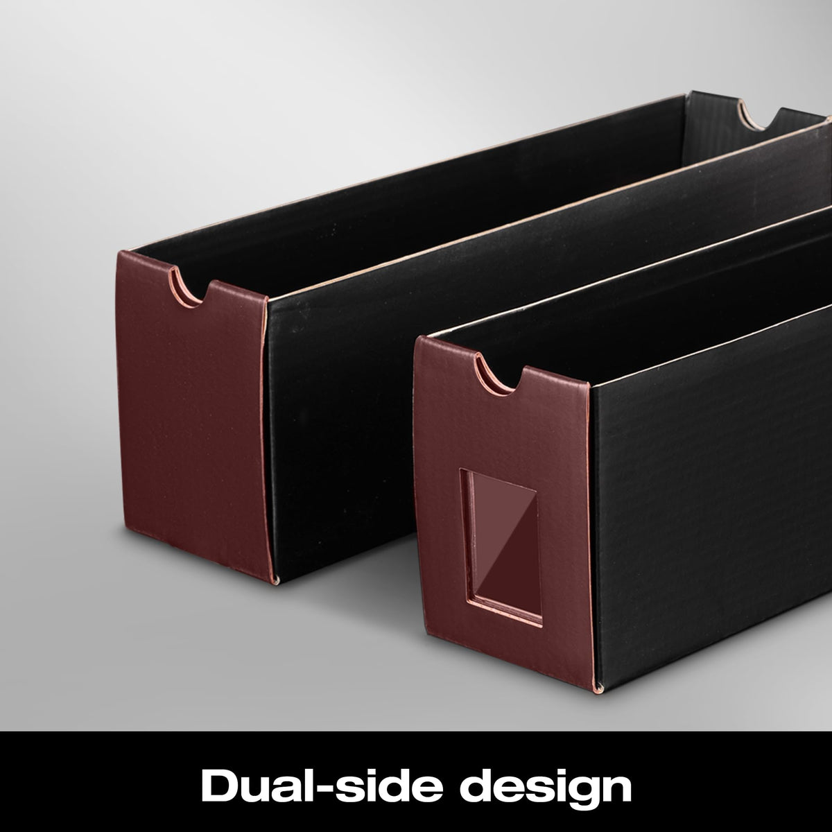 Solbor high-capacity bulk storage accommodates large card collections.