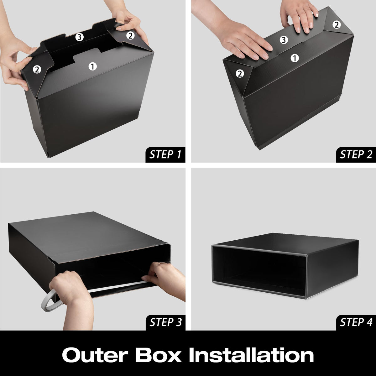 Solbor transparent PVC side makes it easy to spot cards.
