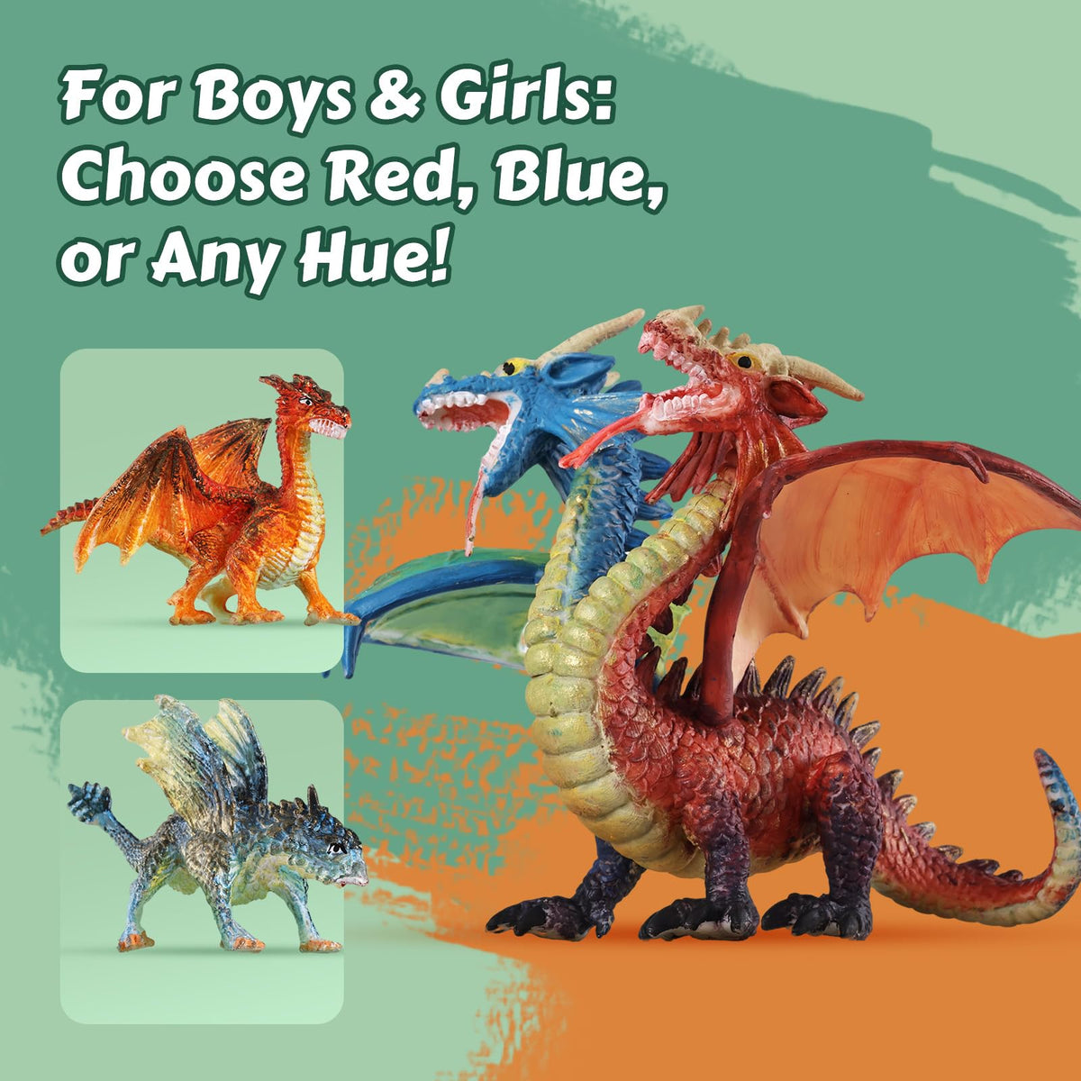 SOLDAY crystal gems sparkles to decorate dragon figurines.
