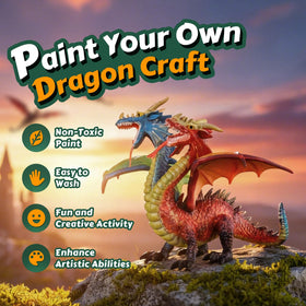 SOLDAY detailed dragon figures for kid-friendly fantasy art projects.