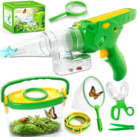 Soliehoo bug catcher for kids vacuum capturing tiny insects safely.