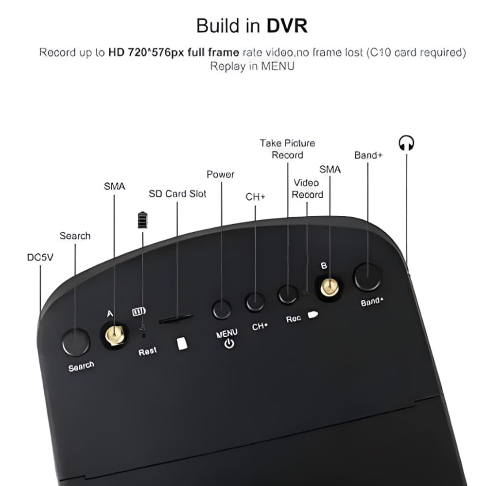 SoloGood EV800D FPV goggles side view highlighting ergonomic, lightweight comfort.