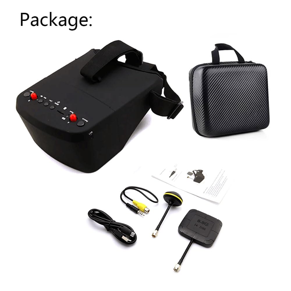 SoloGood EV800D FPV goggles ultra-wide 82-degree viewing for immersion.