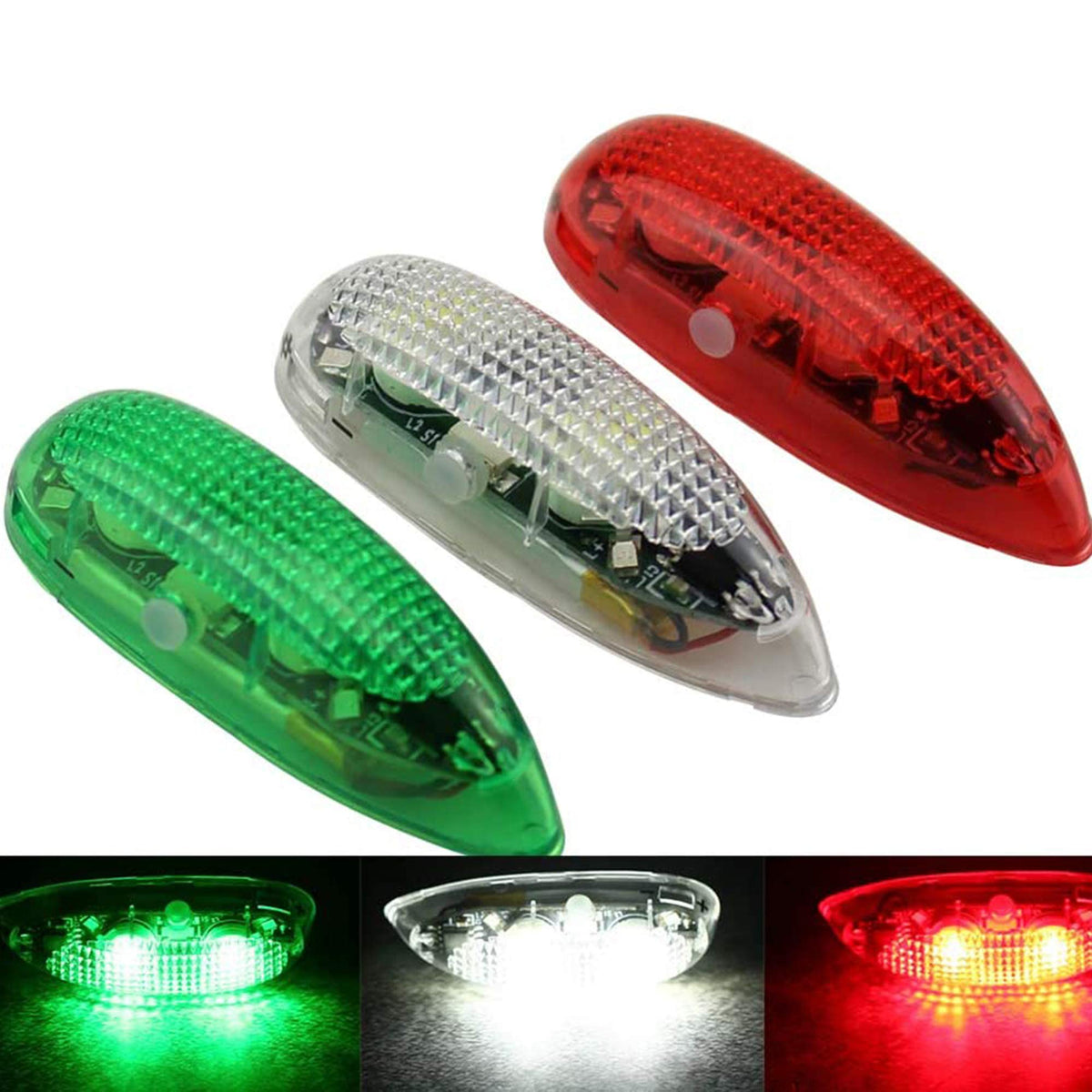 SoloGood RC Plane LED Light Kit red for night visibility on aircraft