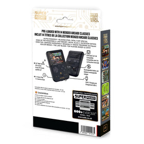 Solutions 2 Go HyperMegaTech Pocket NEOGEO side-angle showing ergonomic grip for comfortable sessions
