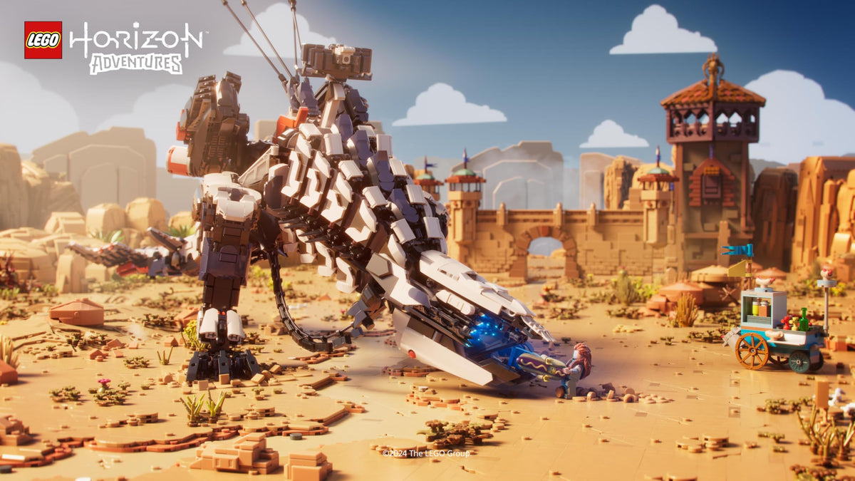 Solutions 2 Go LEGO Horizon Adventures co-op gameplay scene highlights shared play.