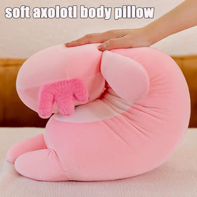 Somao axolotl plush ideal for napping and cozy reading moments