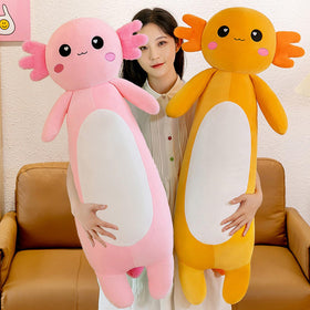Somao axolotl plush stitching detail demonstrates quality craftsmanship