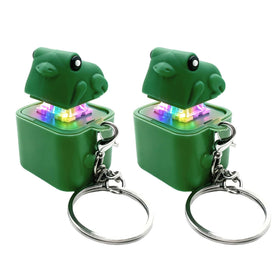 SOMAREM Frog Croaking Keychain hero shot for on-the-go stress relief.