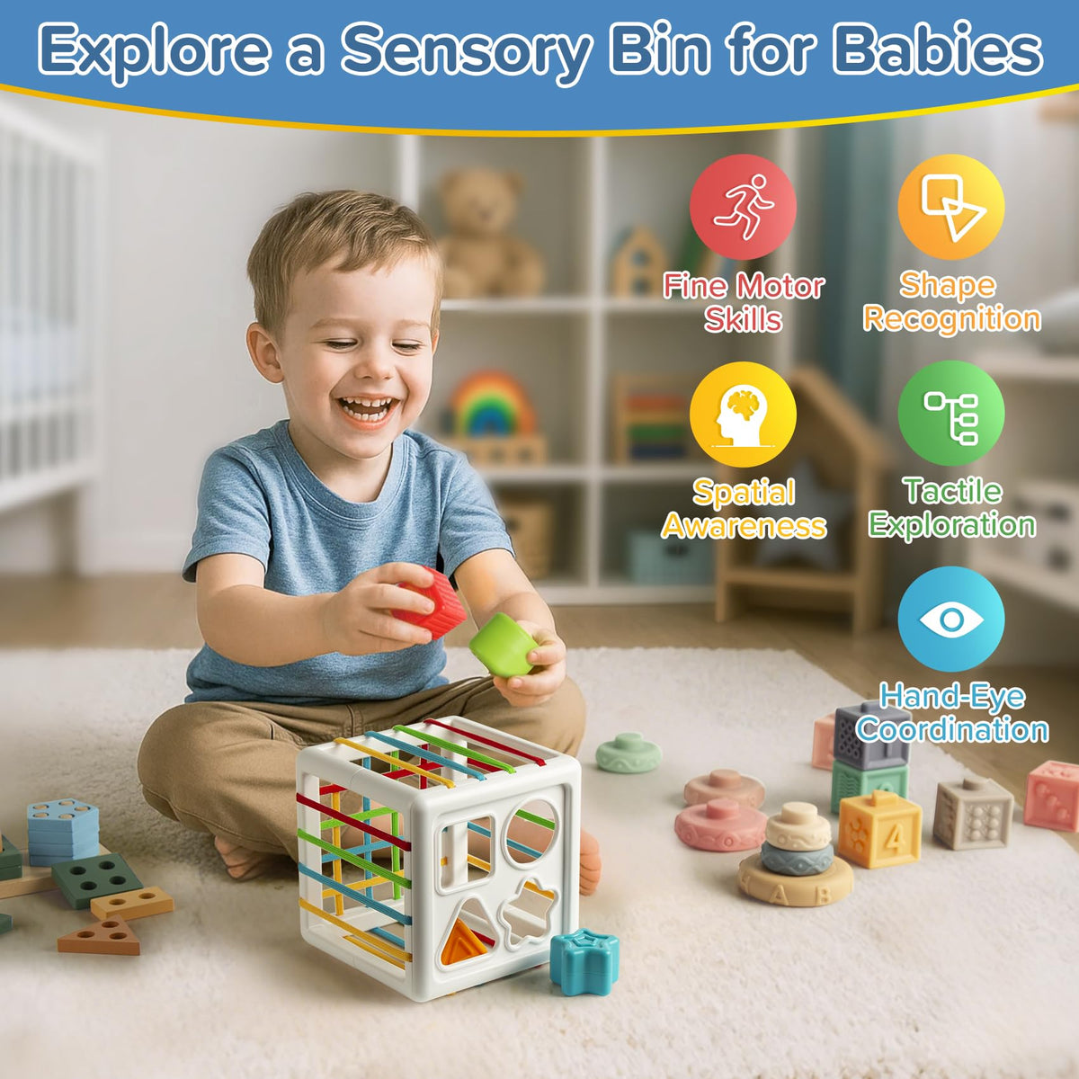 Somastung 8-note xylophone introduces rhythm and sound exploration for toddlers 1–3