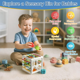 Somastung 8-note xylophone introduces rhythm and sound exploration for toddlers 1–3