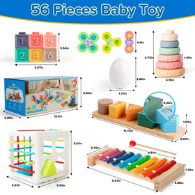 Somastung gift-ready Montessori toy set helps toddlers grow creativity and focus