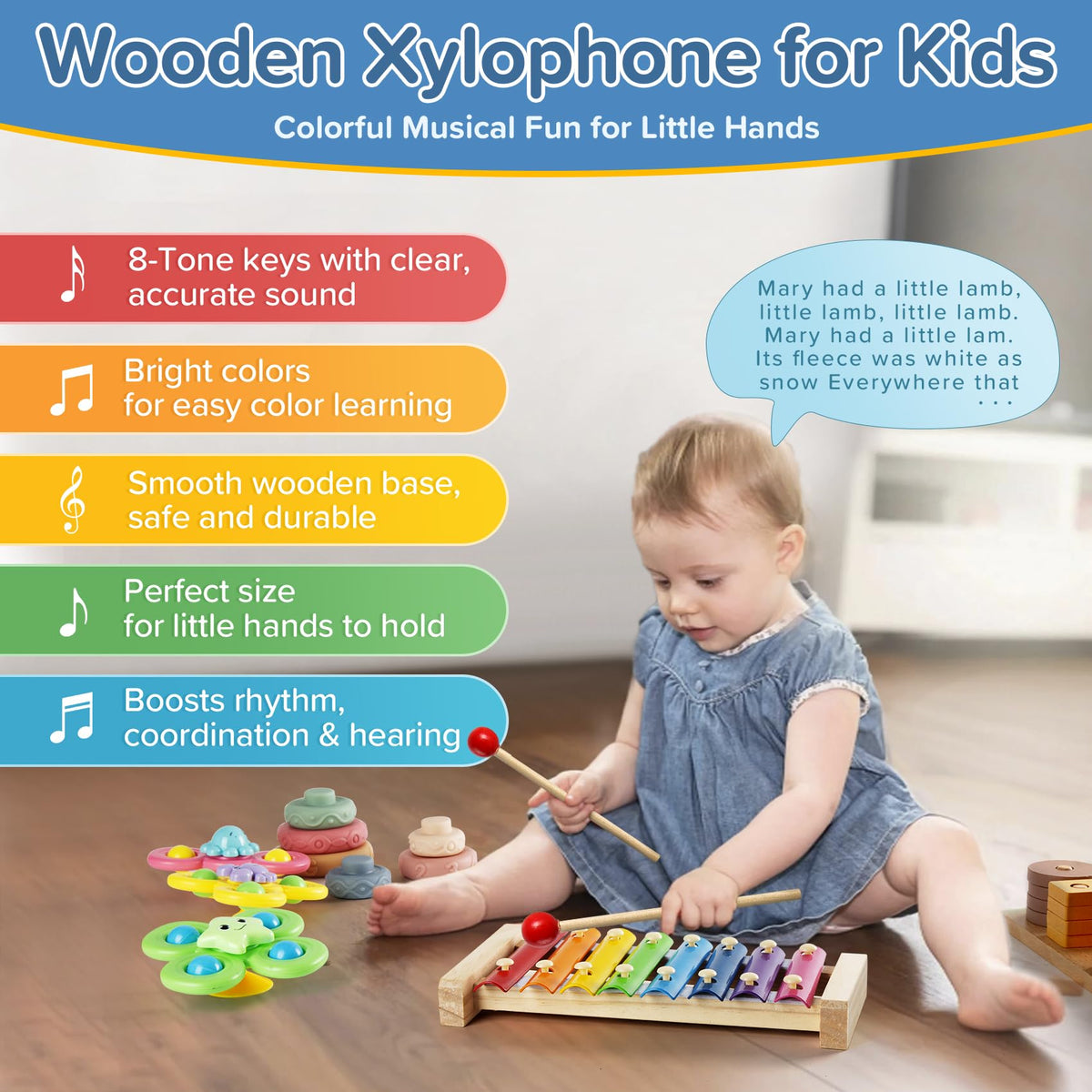 Somastung suction cup spinner toy sticks to smooth surfaces for on-the-go fun