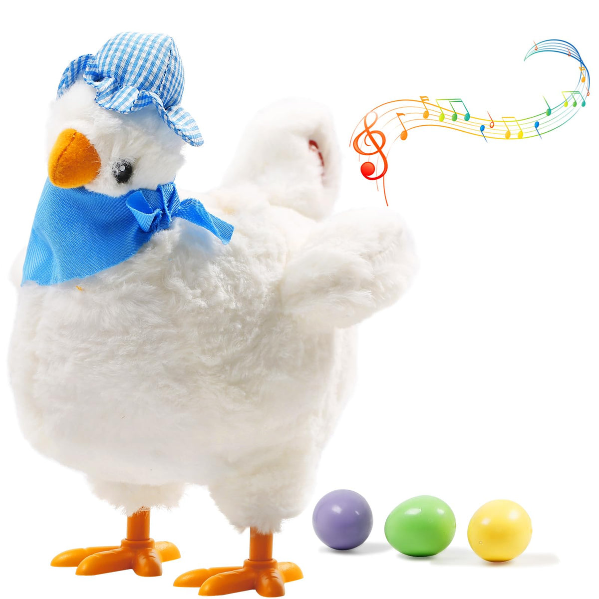 SOMOYA chicken laying egg toy with dance action for lively playtime