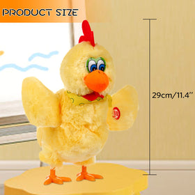 SOMOYA plush chicken toy shows soft material for gentle play