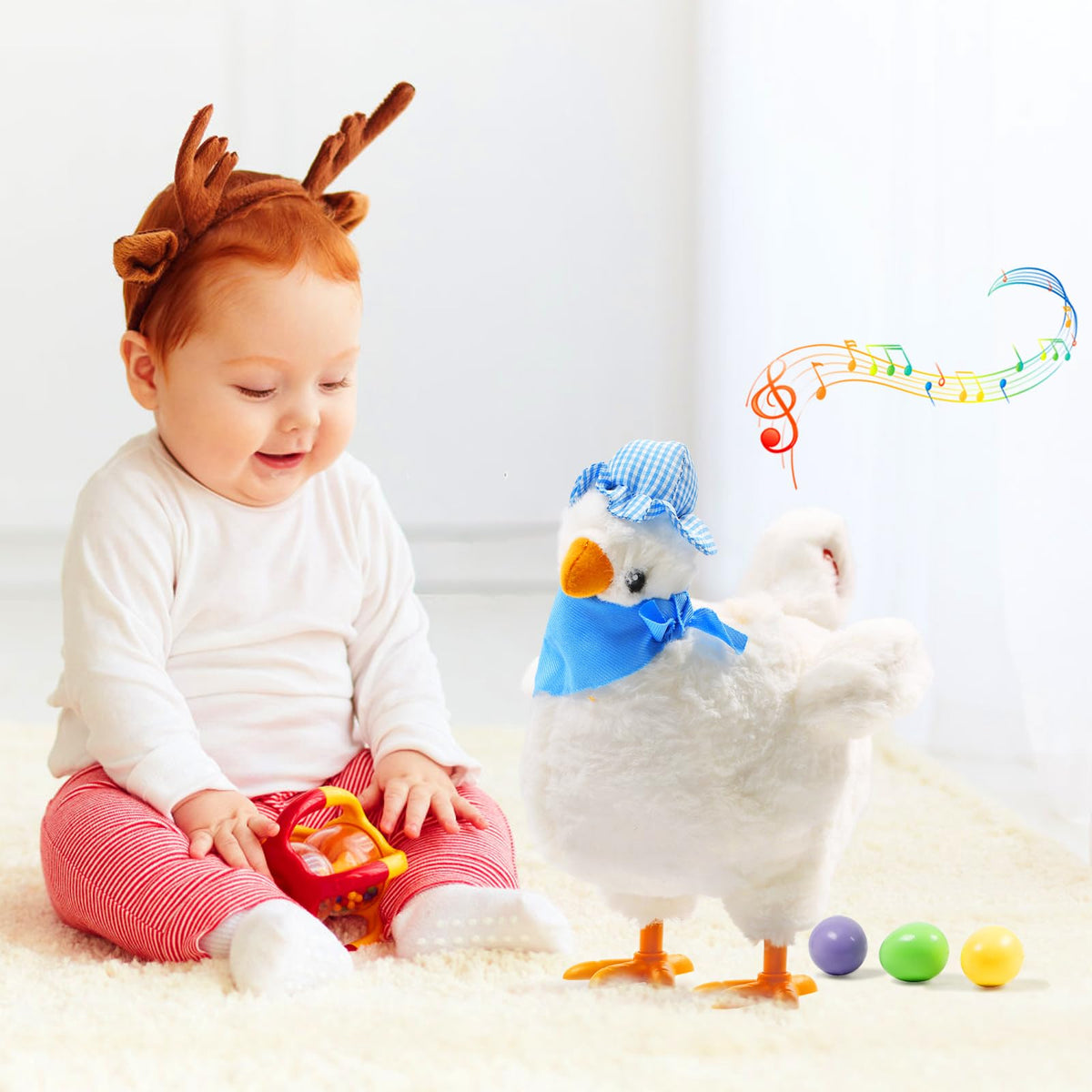 SOMOYA chicken toy as a cute Easter gift idea for children