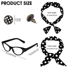 SOMSOC polka-dot scarf adds retro flair and versatility