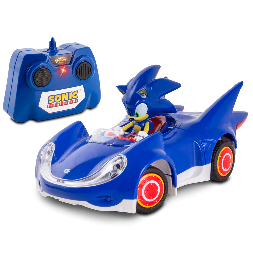 Sonic All-Stars RC Sonic figure in 1:28 scale for detailed display and fast racing