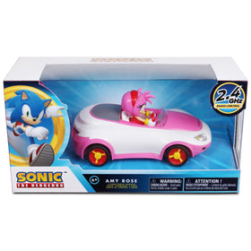 Sonic Amy Rose RC car close details emphasizing authentic likeness