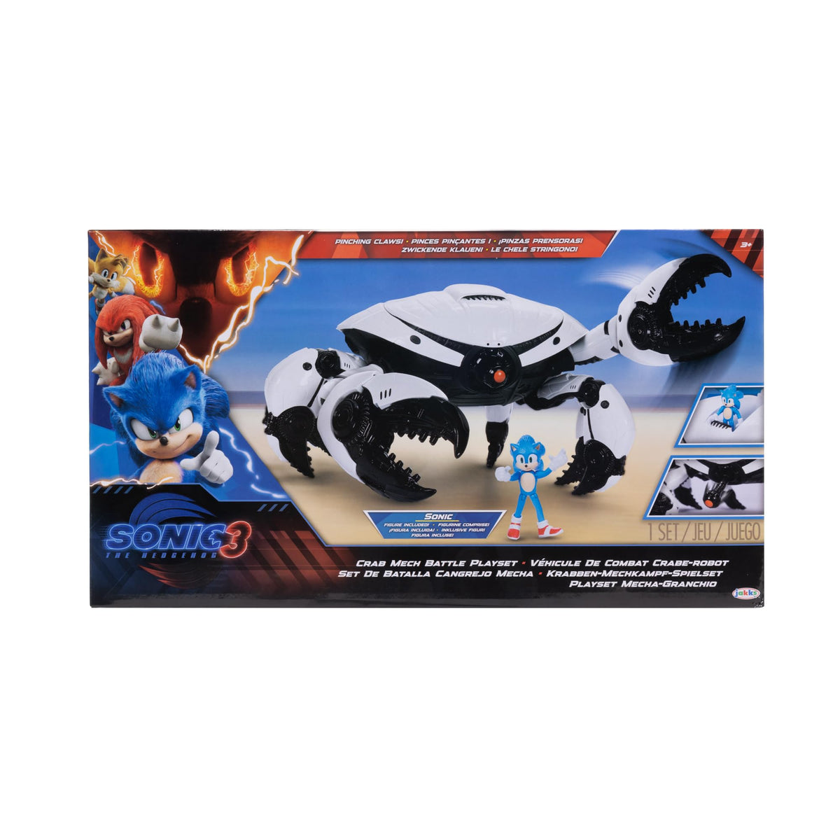 Sonic Crab Mech extending eye detail for expressive action
