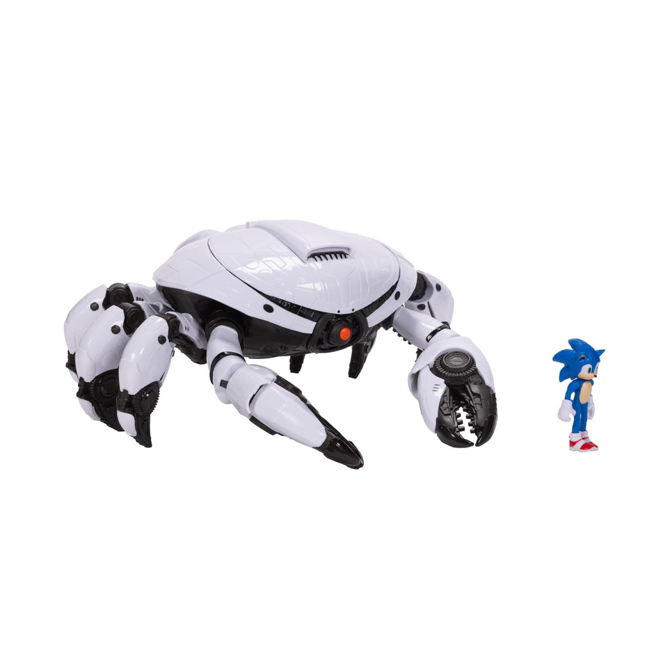 Sonic Crab Mech pinching claws playset for imaginative battles