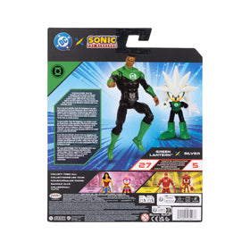 Sonic The Hedgehog Darkseid battle scene teaser with Green Lantern duo.