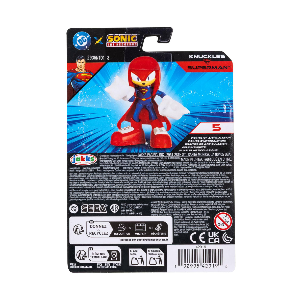 Sonic DC X crossovers gift pack display option