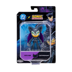 Sonic DC X Rouge figure poised for stealthy shelf poses