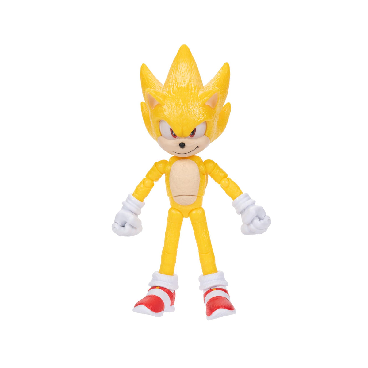 Sonic The Hedgehog 3 Super Sonic figure for dynamic display and posing fun.