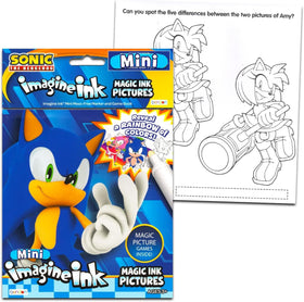 Sonic party-favor loot bag with no-mess coloring for celebrations.