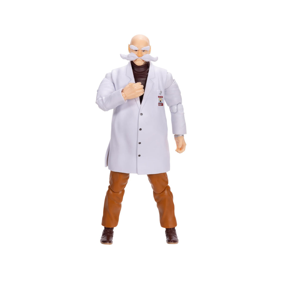 Sonic The Hedgehog 5-inch Gerald Robotnik figure in a dynamic, display-ready pose.